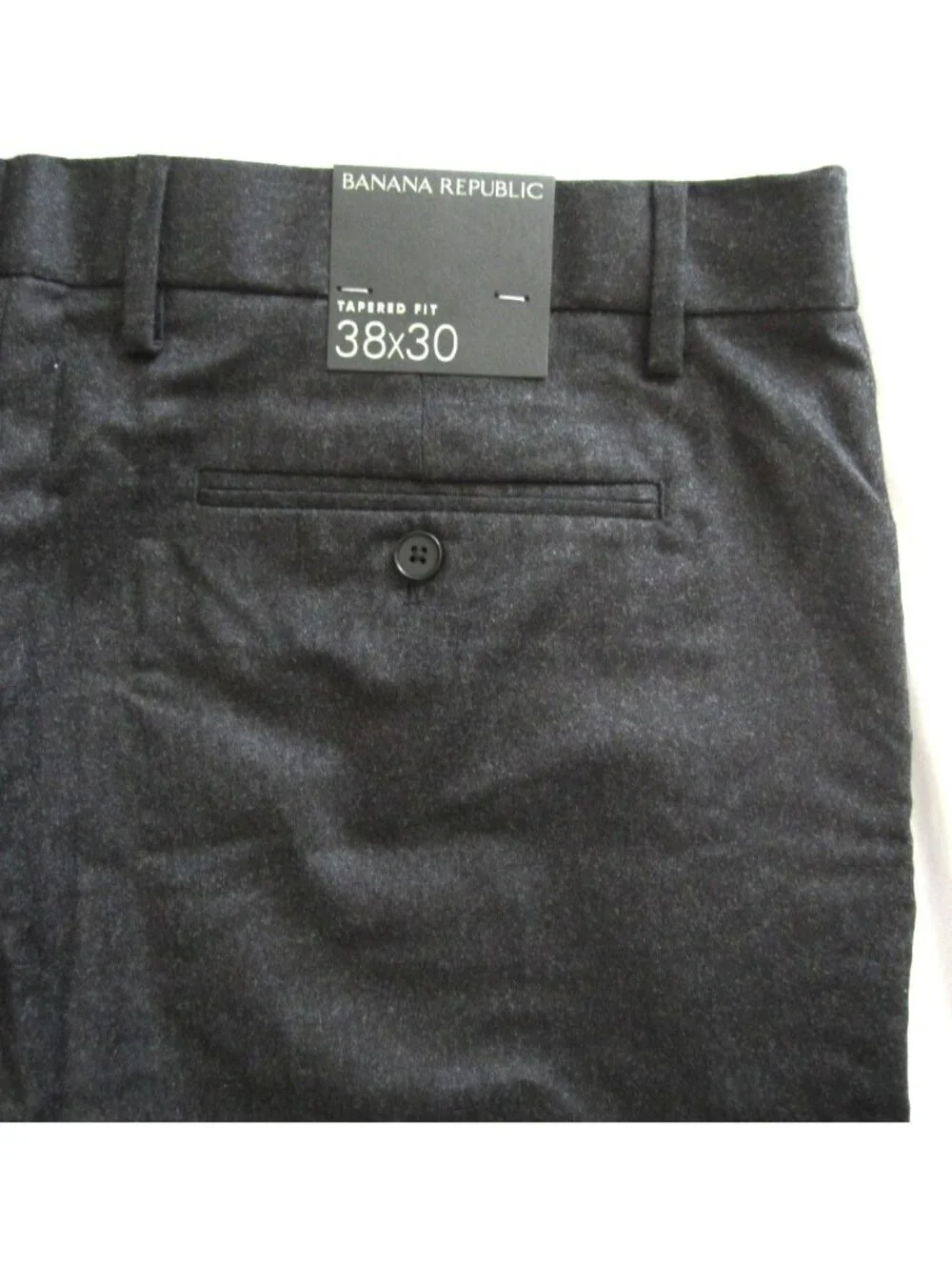 New Banana Republic Tapered Fit Dress Pants Men Sz 38x30 Wool (MP643) 